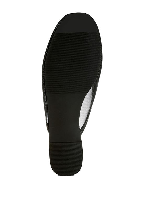 Shara Floral Embroidered Mesh Mules