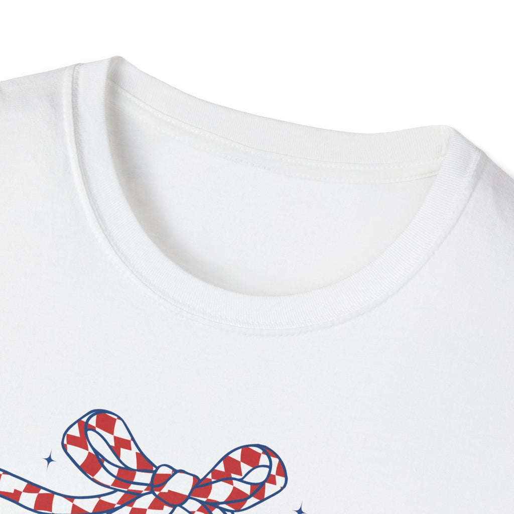 1776 Patriotic Bow Tee | Vintage Americana Graphic Tee XS–5XL | 250th Anniversary