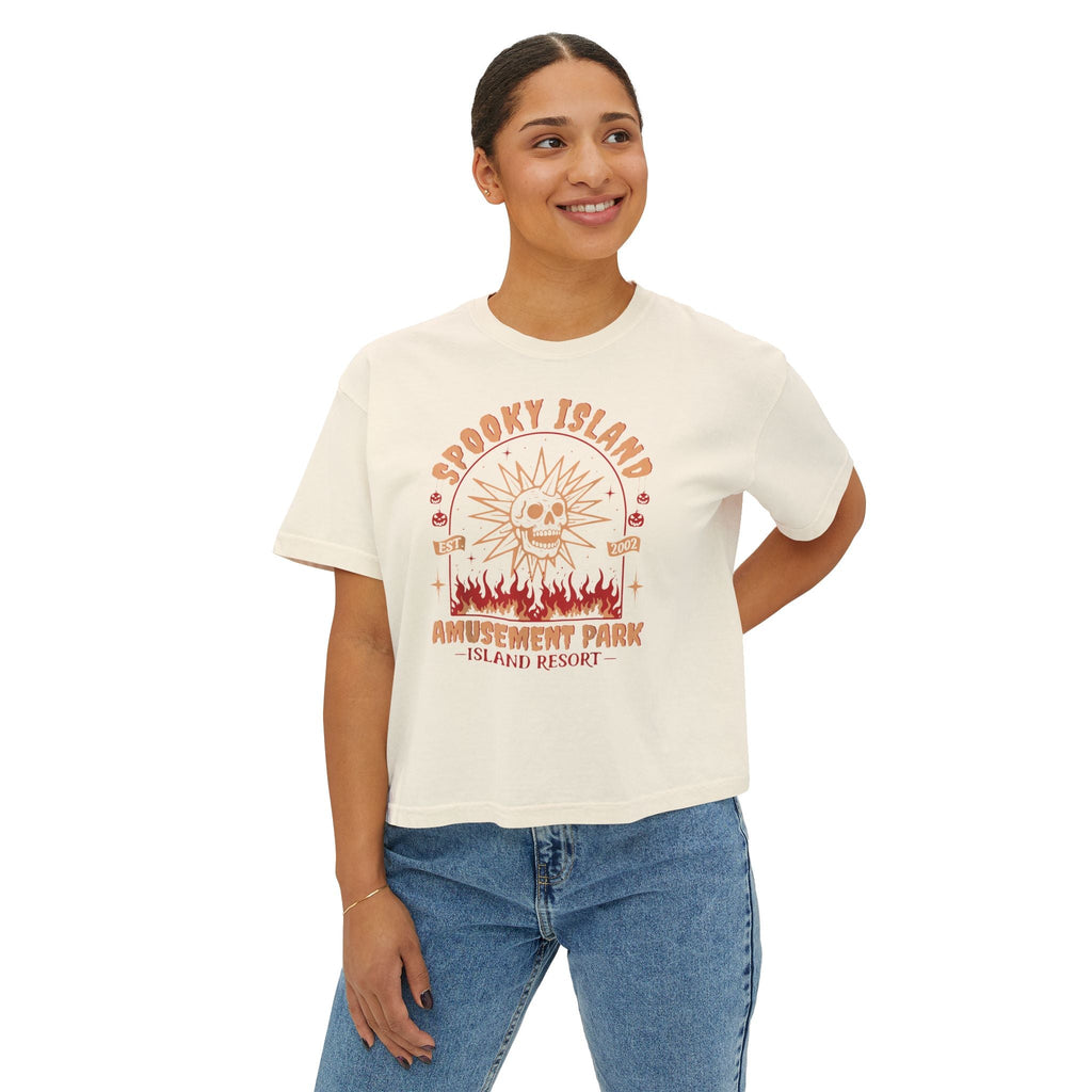 Spooky Island Boxy Tee | Comfort Colors | 4 Colors | S-2XL
