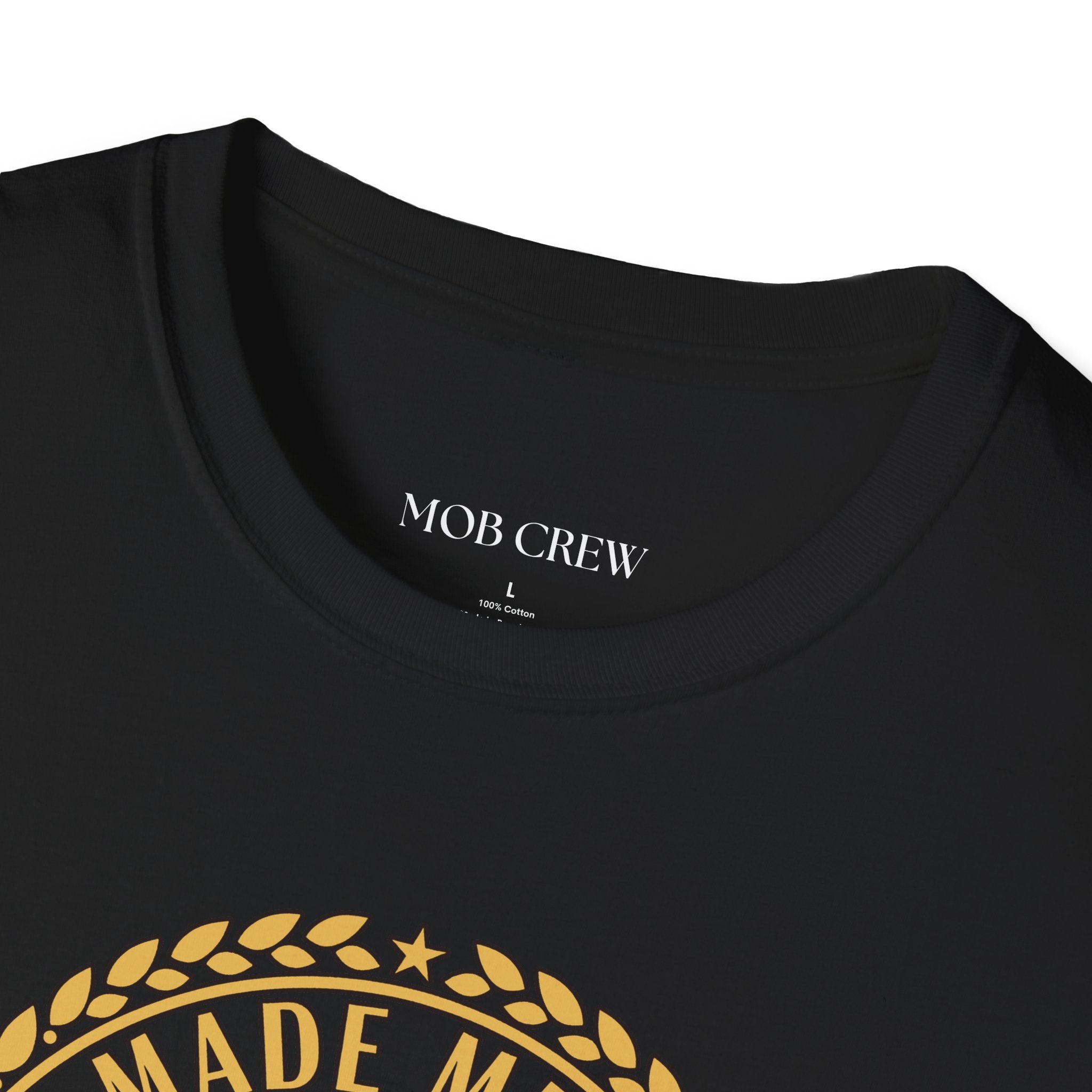 Mob Crew Made Men Drink Mob Crew Coffee T-Shirt - Perfect for Coffee Lovers