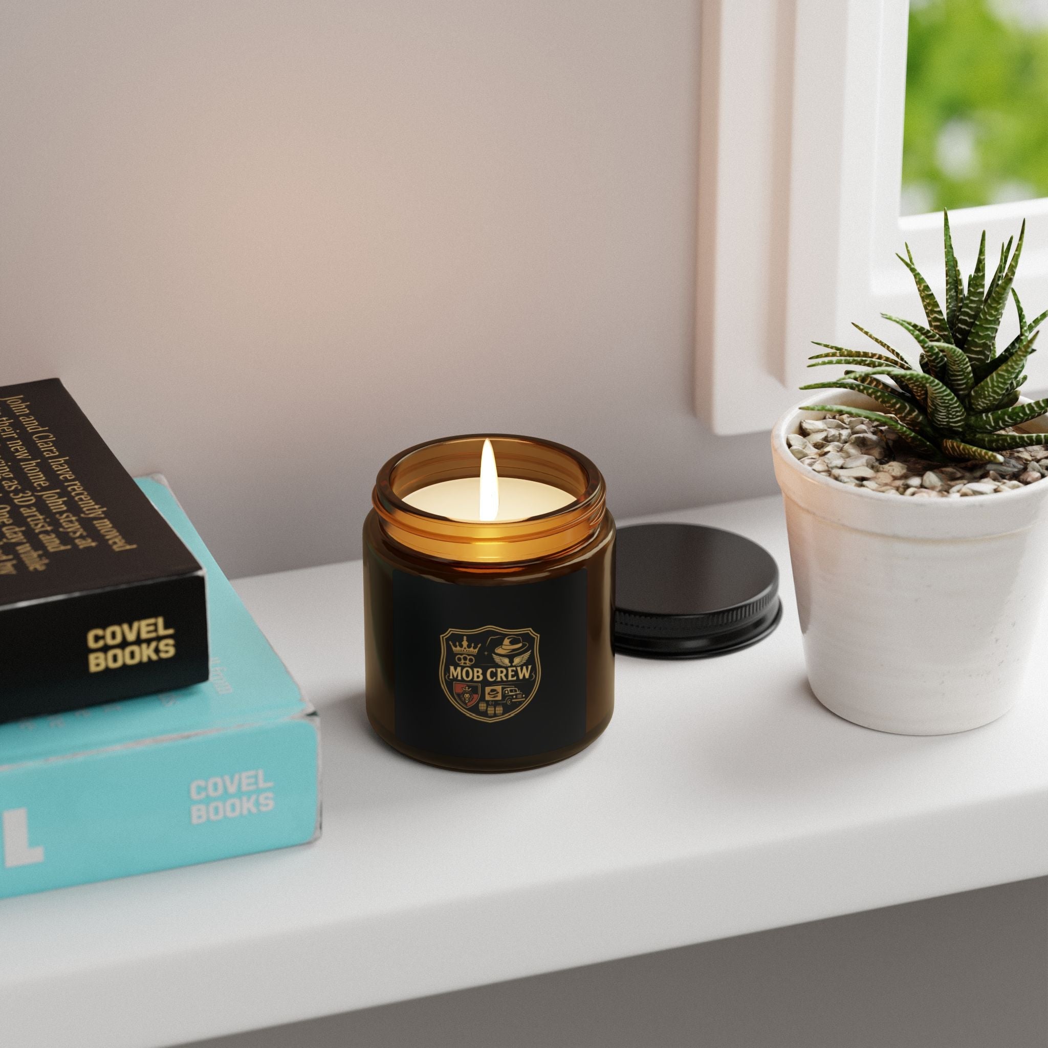 Mob Crew Scented Soy Aromatherapy Candle for Relaxation and Wellness