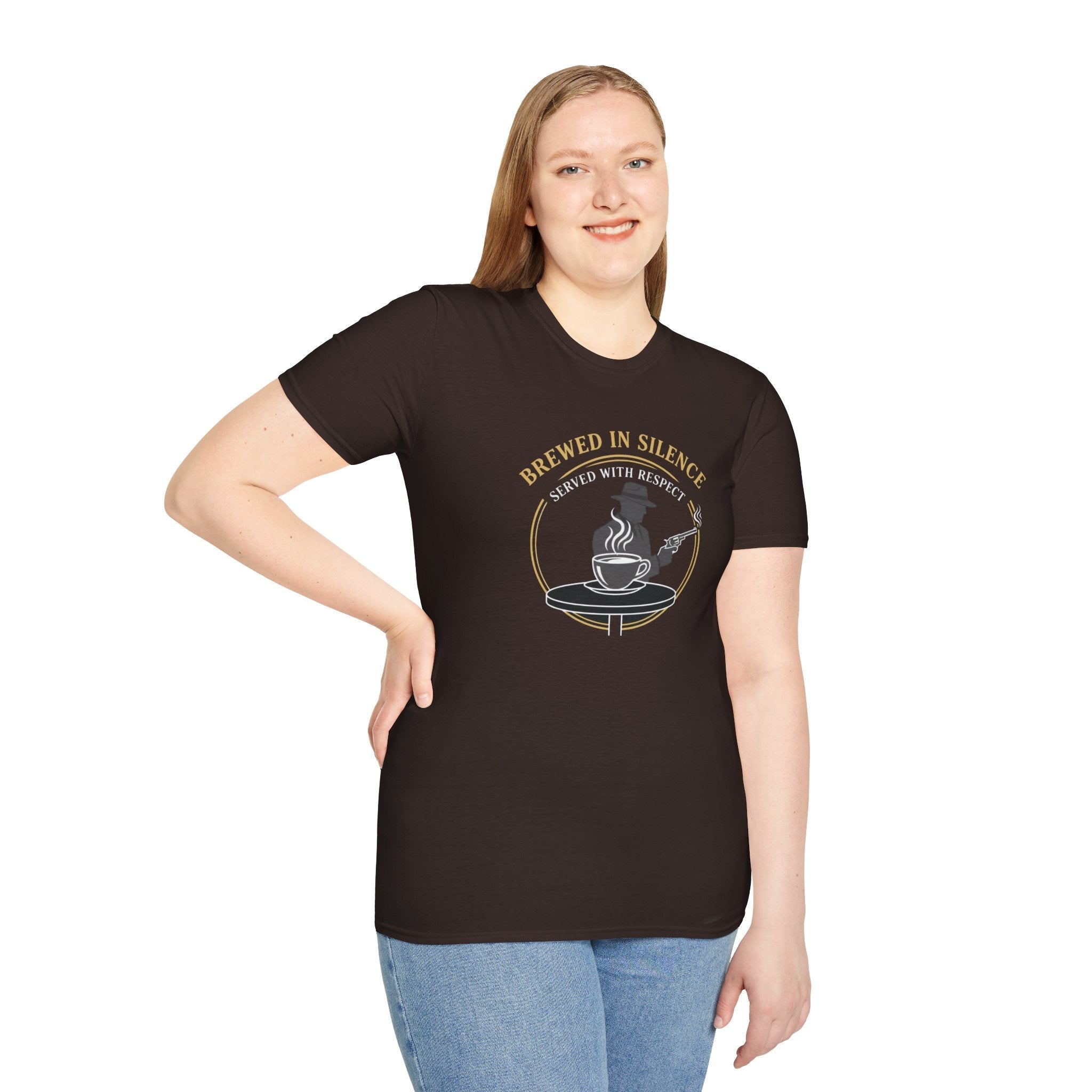 Mob Crew Brewed in Silence Served with Respect Vintage T-Shirt