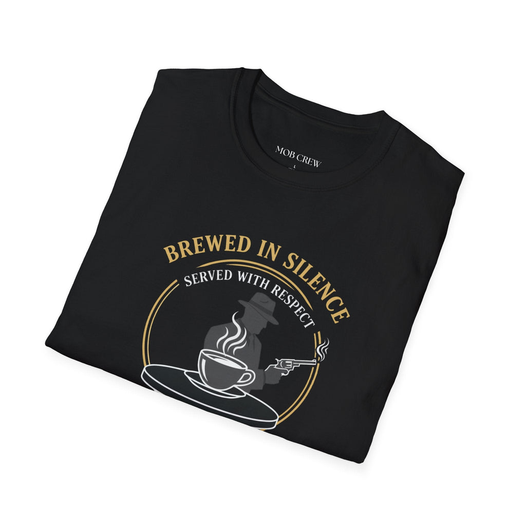 Mob Crew Brewed in Silence Served with Respect Vintage T-Shirt