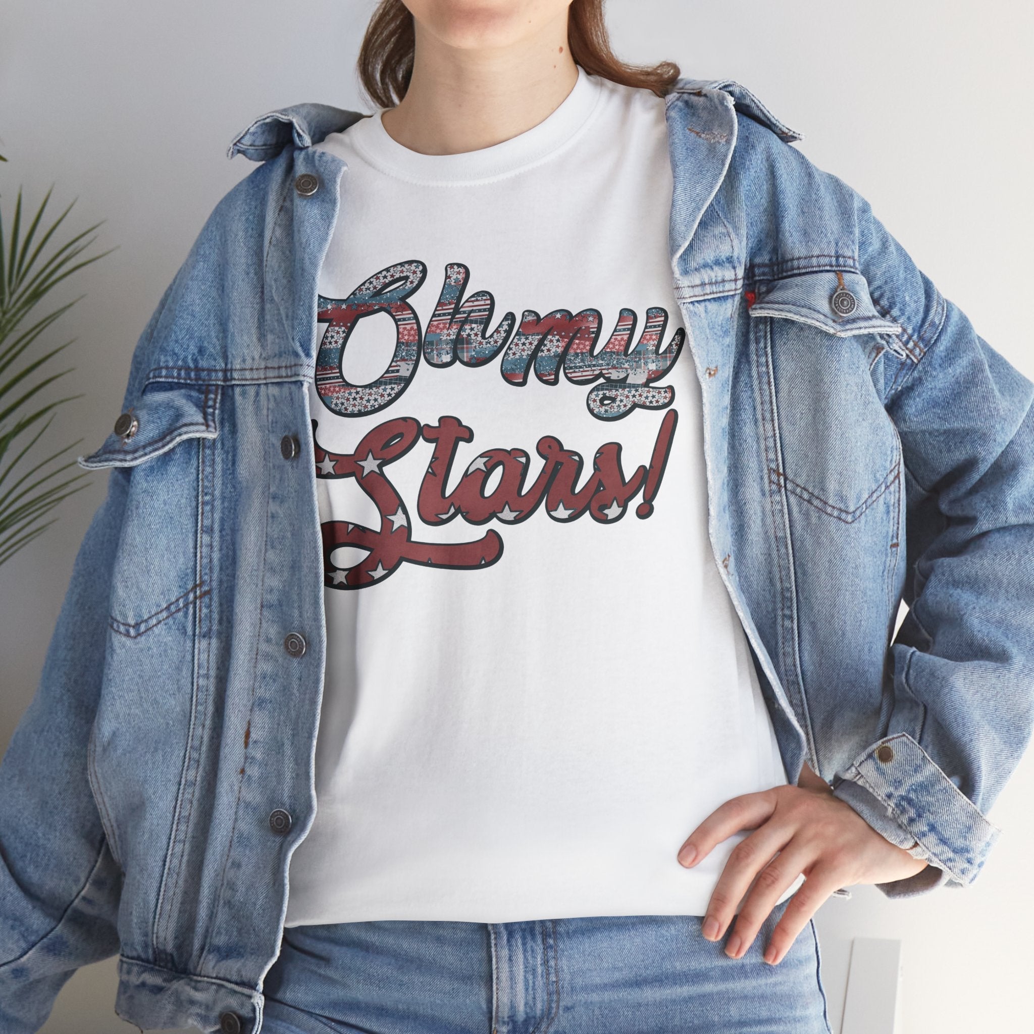 Oh My Stars! Patriotic Americana Tee