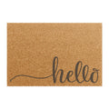 Hello Doormat - Classic Welcome Mat for Front Door