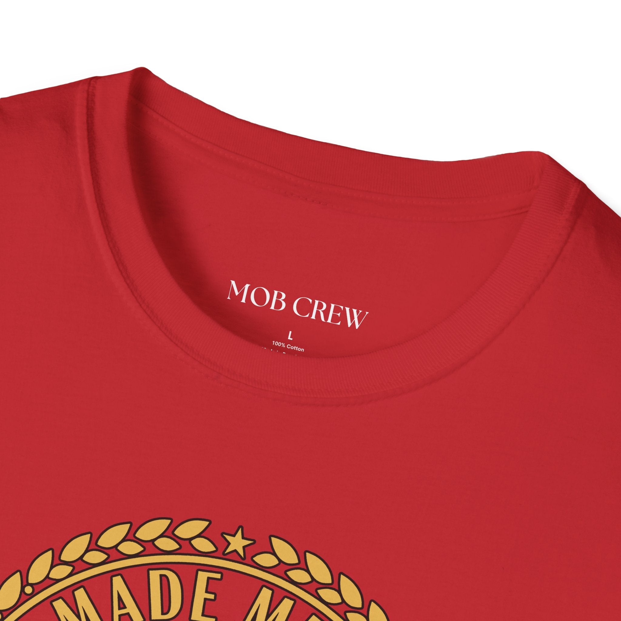 Mob Crew Made Men Drink Mob Crew Coffee T-Shirt - Perfect for Coffee Lovers