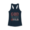 God Bless the USA Racerback Tank Top