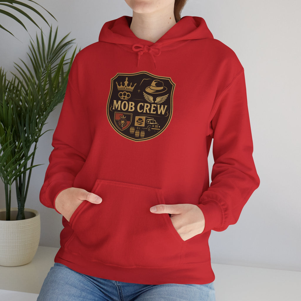 Mob Crew Hoodie – Vintage Pullover for Family Comfort