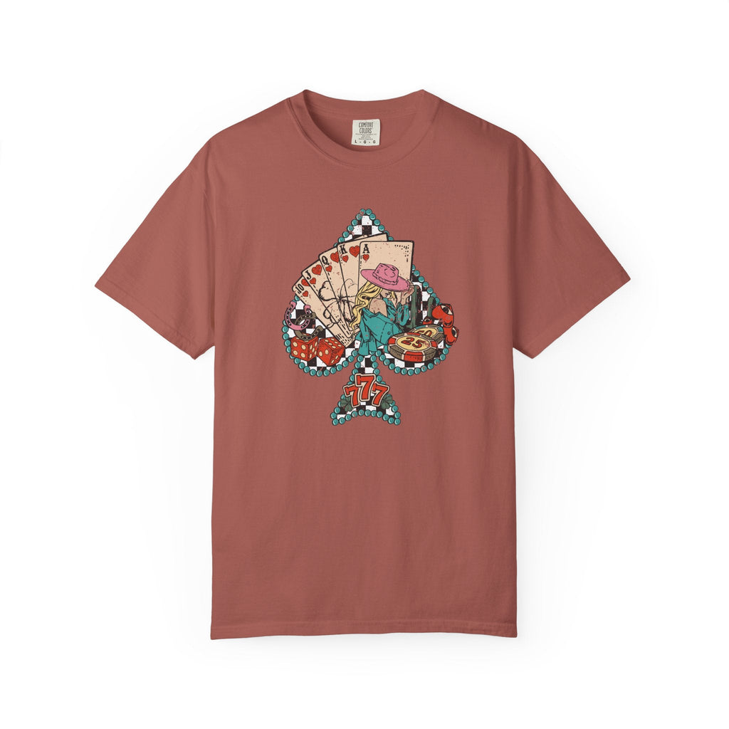 Ace of Spades Floral Card Tee