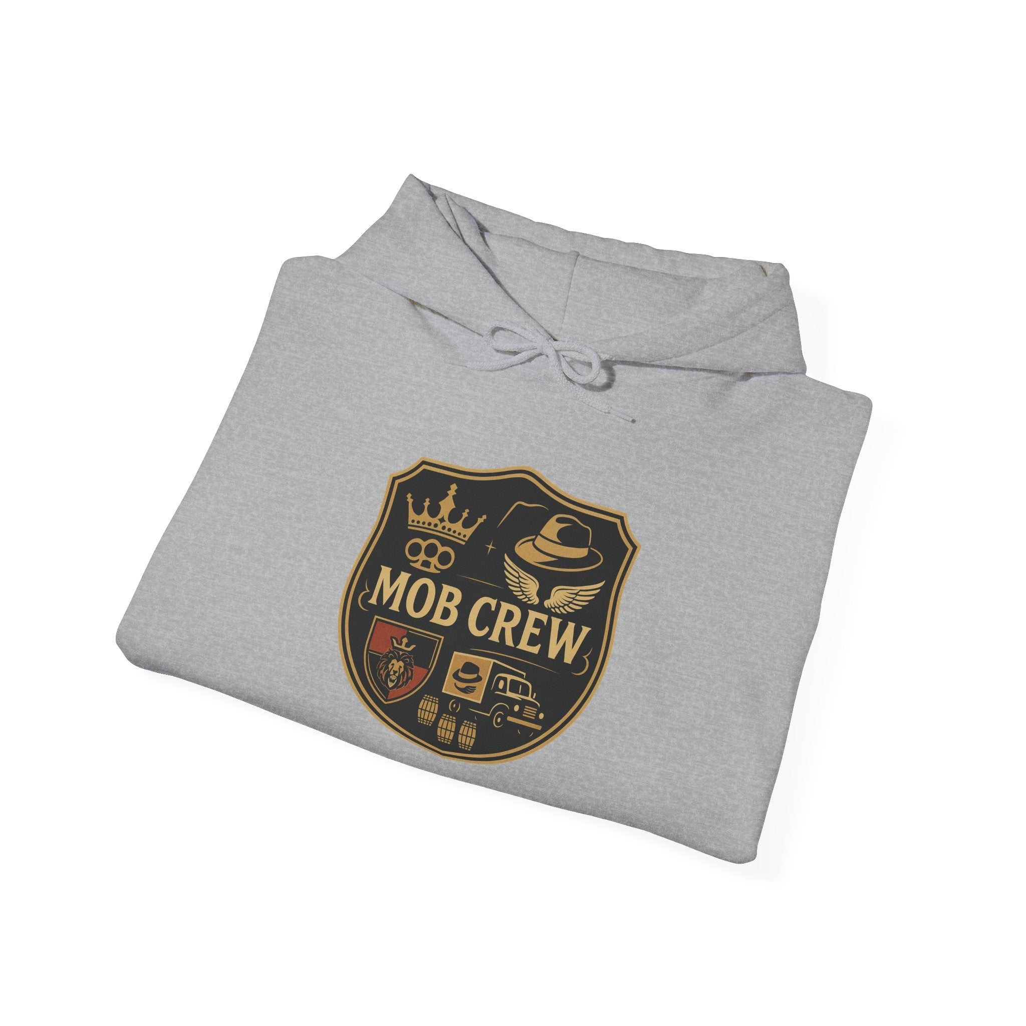 Mob Crew Hoodie – Vintage Pullover for Family Comfort