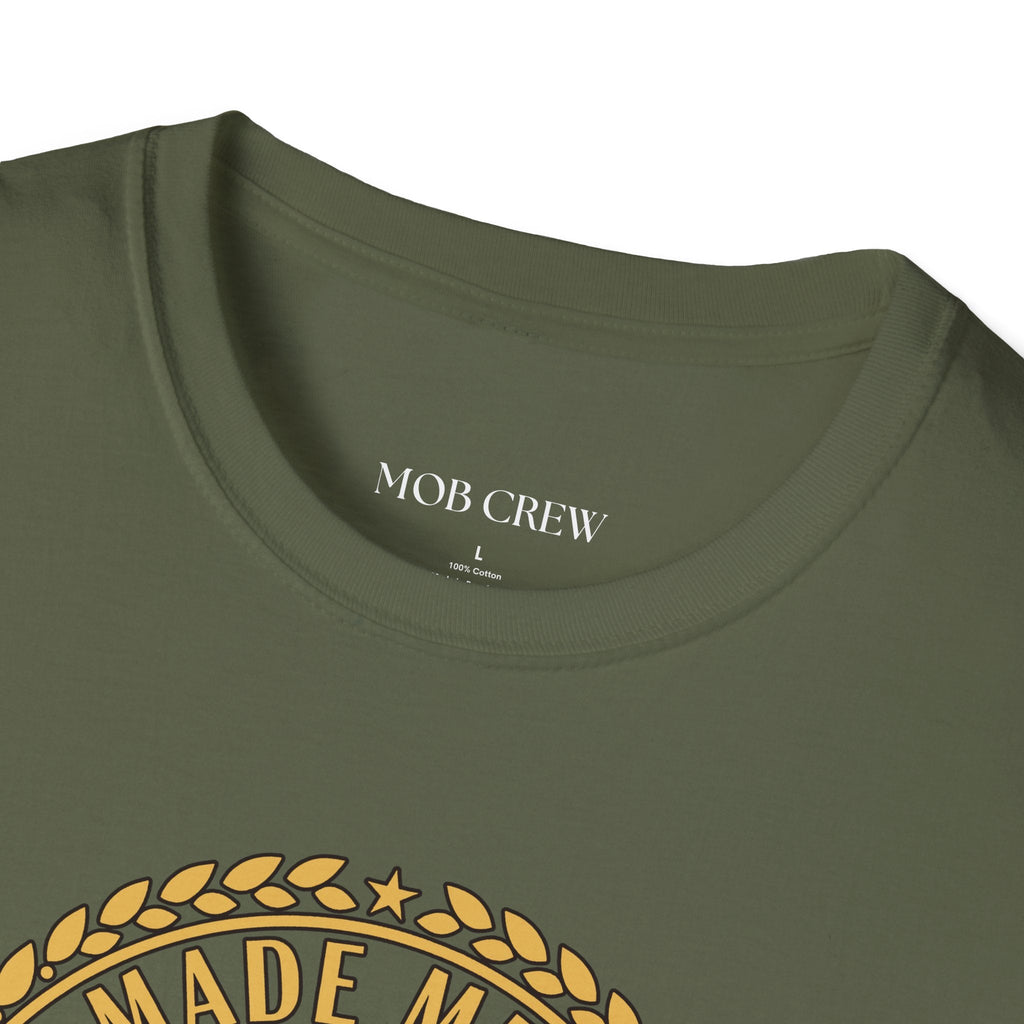 Mob Crew Made Men Drink Mob Crew Coffee T-Shirt - Perfect for Coffee Lovers