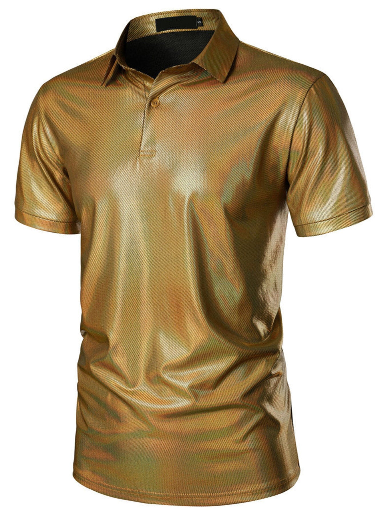 Men's Collared Neck Short Sleeve Polo