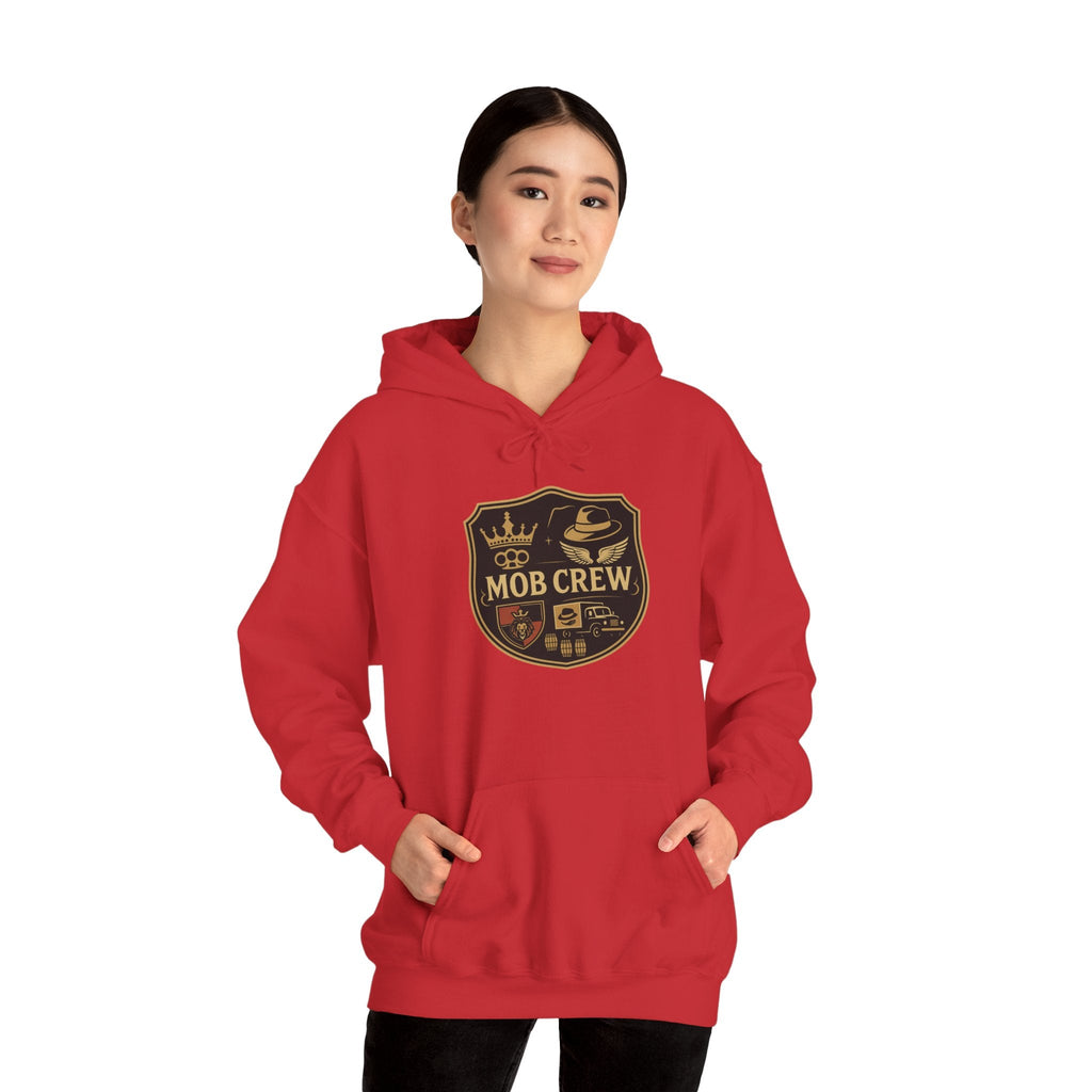 Mob Crew Hoodie – Vintage Pullover for Family Comfort