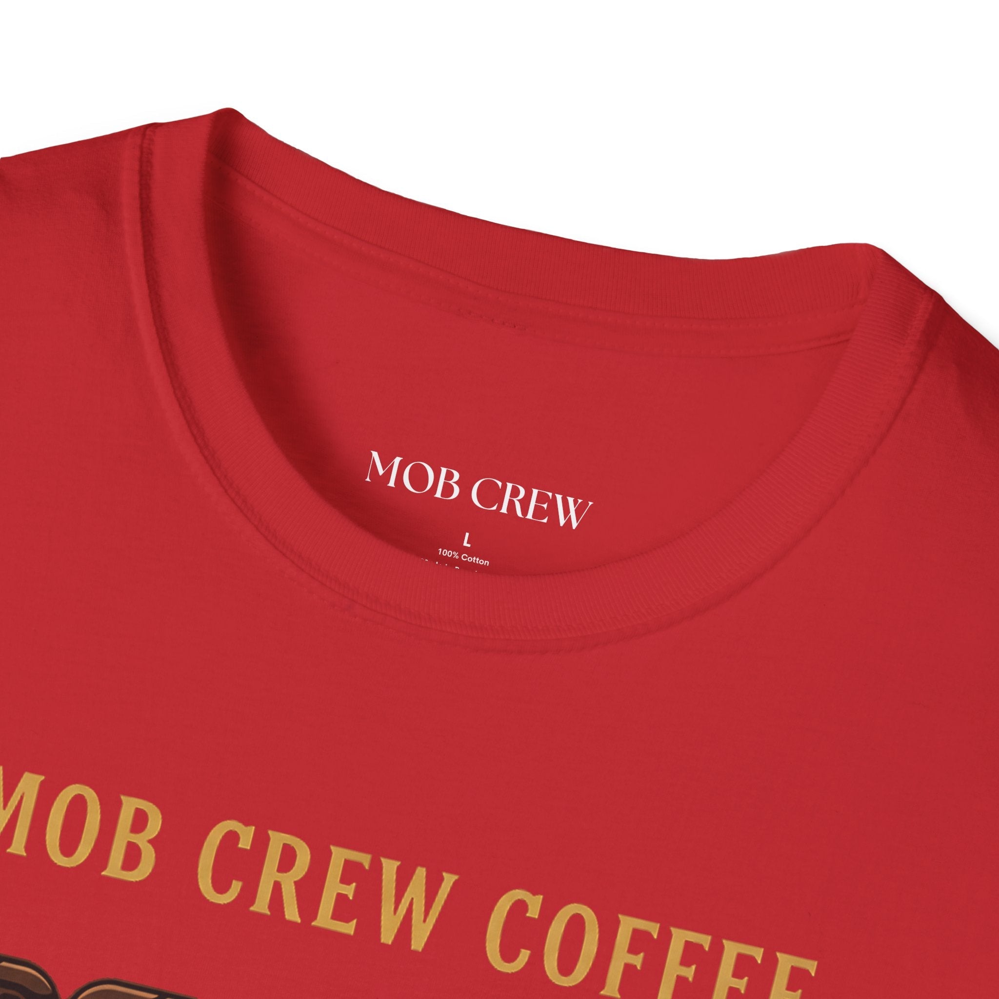 Mob Crew No Weak Coffee No Weak Links T-Shirt Vintage Chain Logo Tee