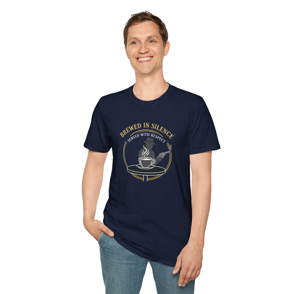 Mob Crew Brewed in Silence Served with Respect Vintage T-Shirt