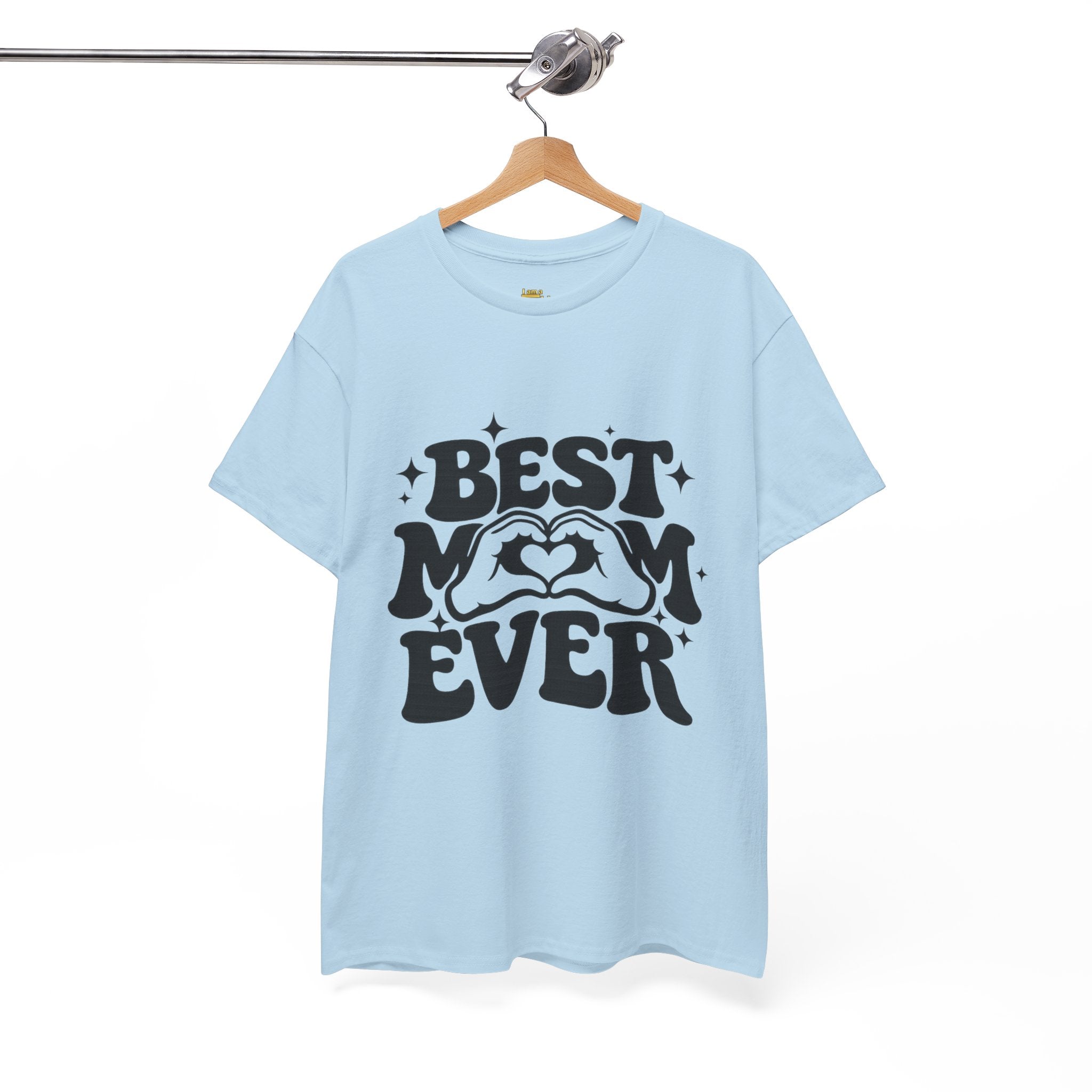 T-Shirt — "Best Mom Ever" Retro Heart Graphic | Mother’s Day Gift Tee