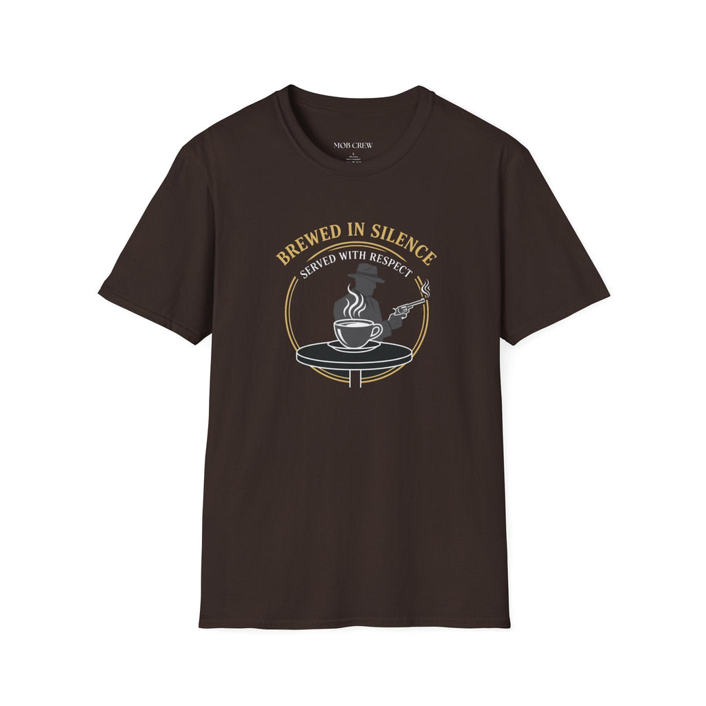 Mob Crew Brewed in Silence Served with Respect Vintage T-Shirt