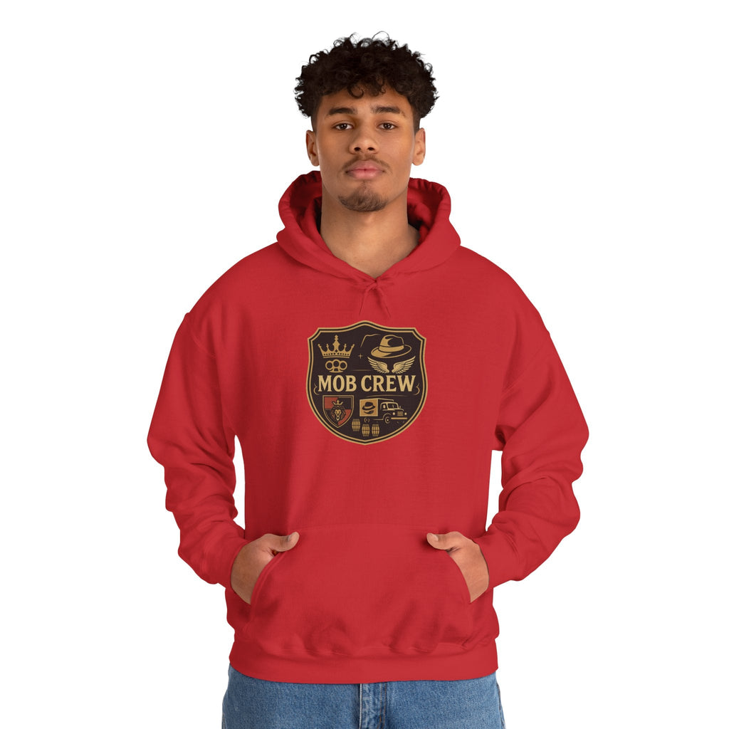 Mob Crew Hoodie – Vintage Pullover for Family Comfort