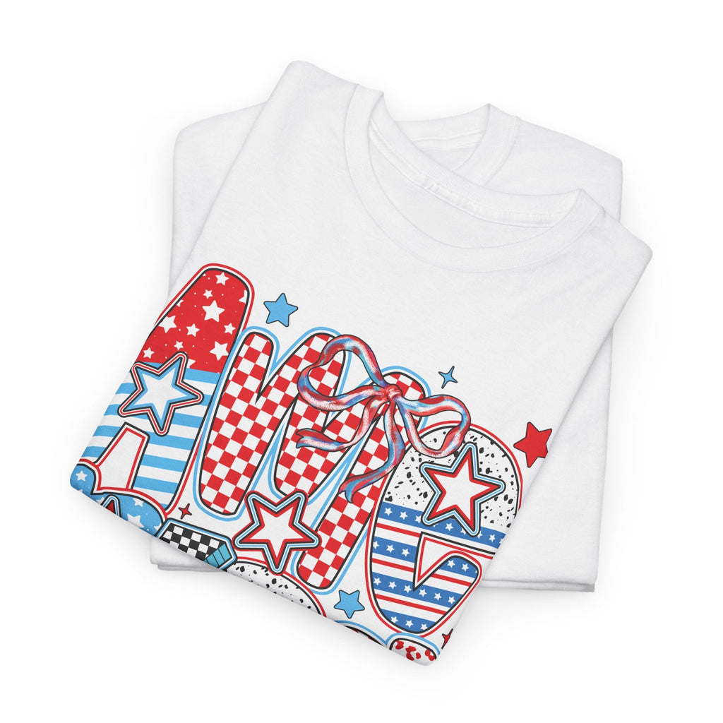 Bold Patriotic Americana Graphic Tee