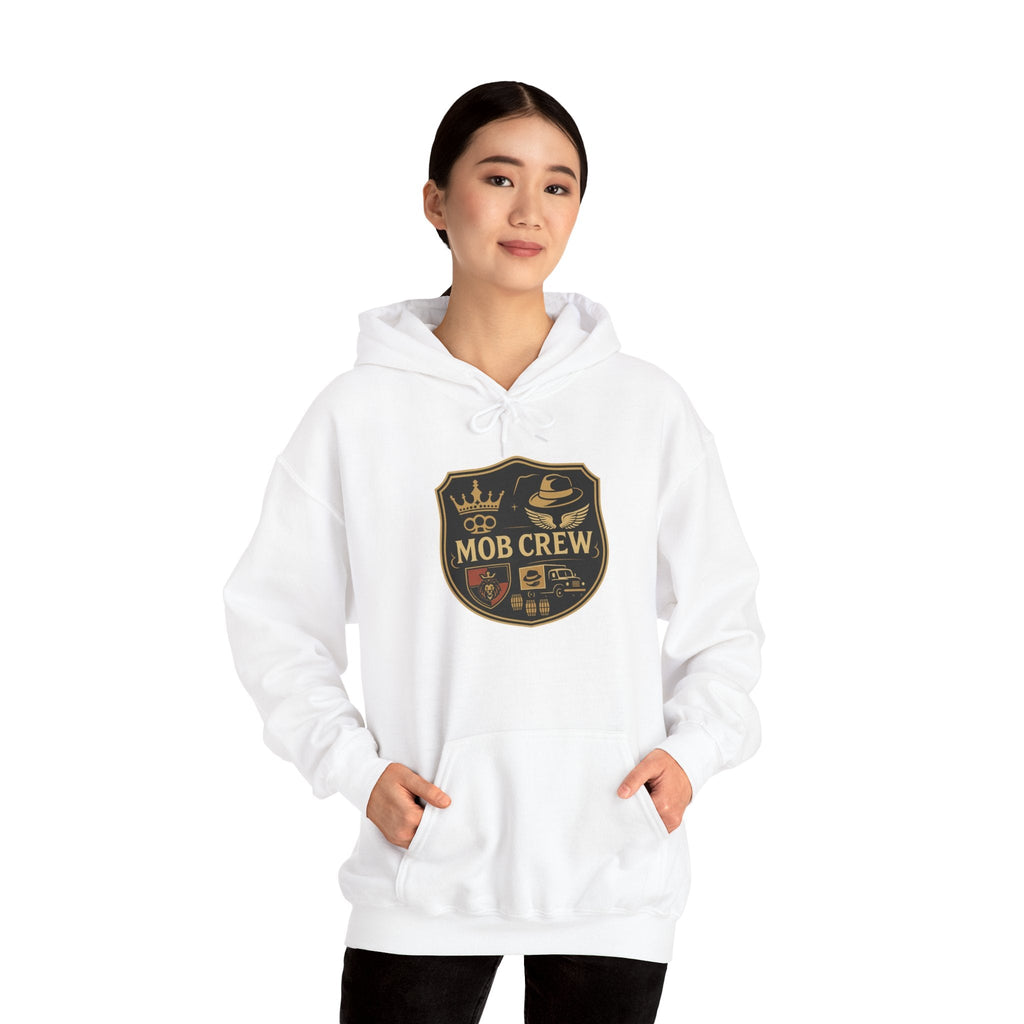Mob Crew Hoodie – Vintage Pullover for Family Comfort