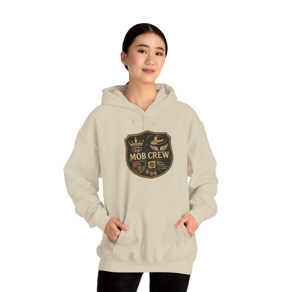 Mob Crew Hoodie – Vintage Pullover for Family Comfort