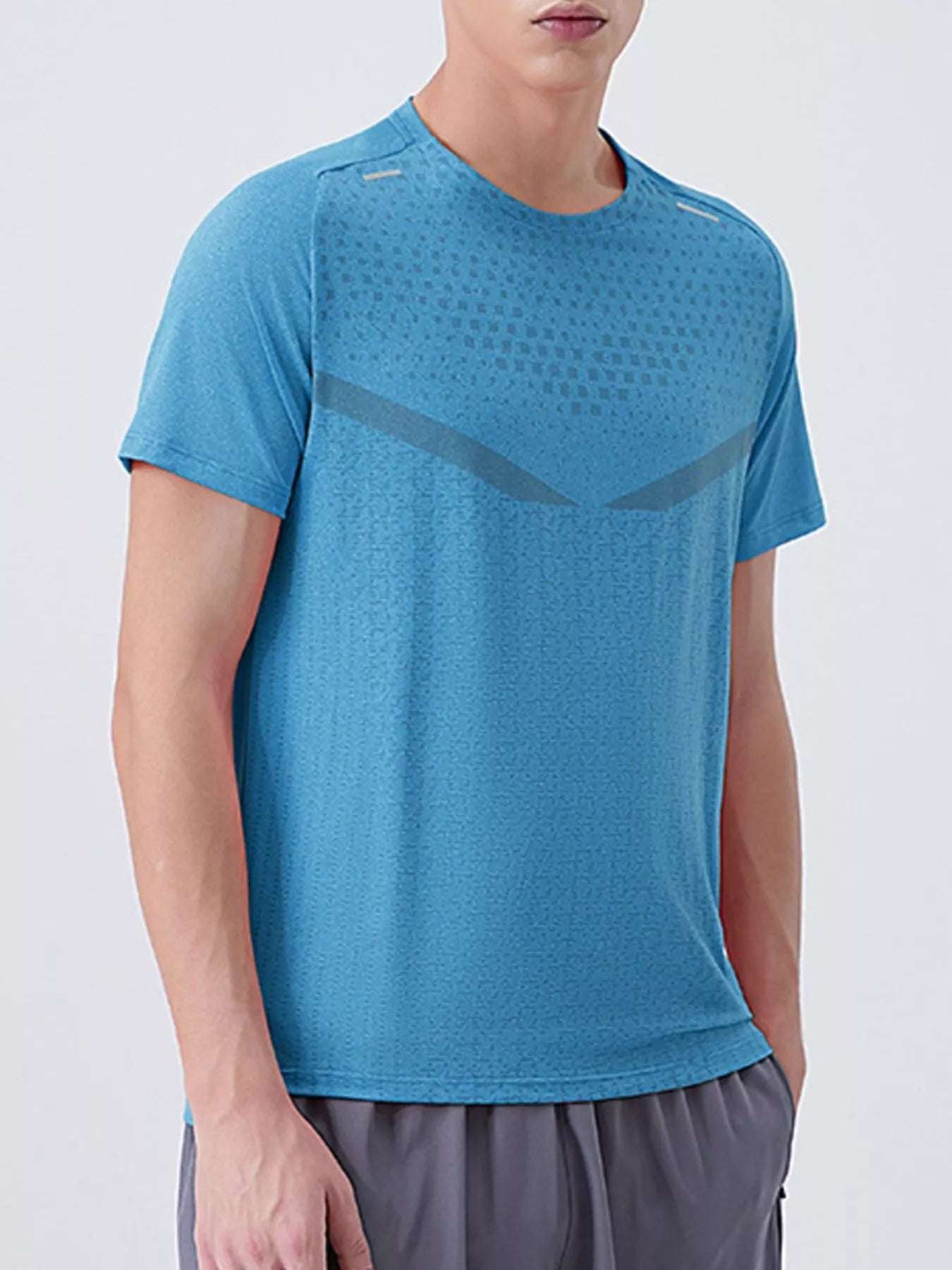 Men's Plus Size Breathable Quick-Dry Active T-Shirt