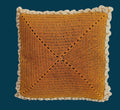 Crocheted pillow cover: Size: 18"x18"