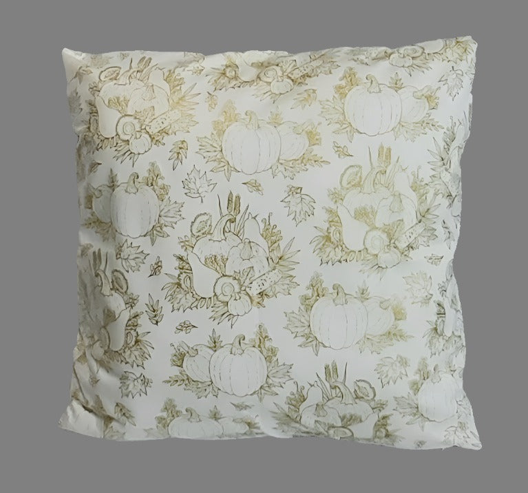 Thanksgiving, Fall, Harvest pillow cover: Size: 18"x18"