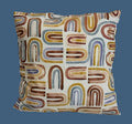 Abstract pillow cover. Size: 18"x18"