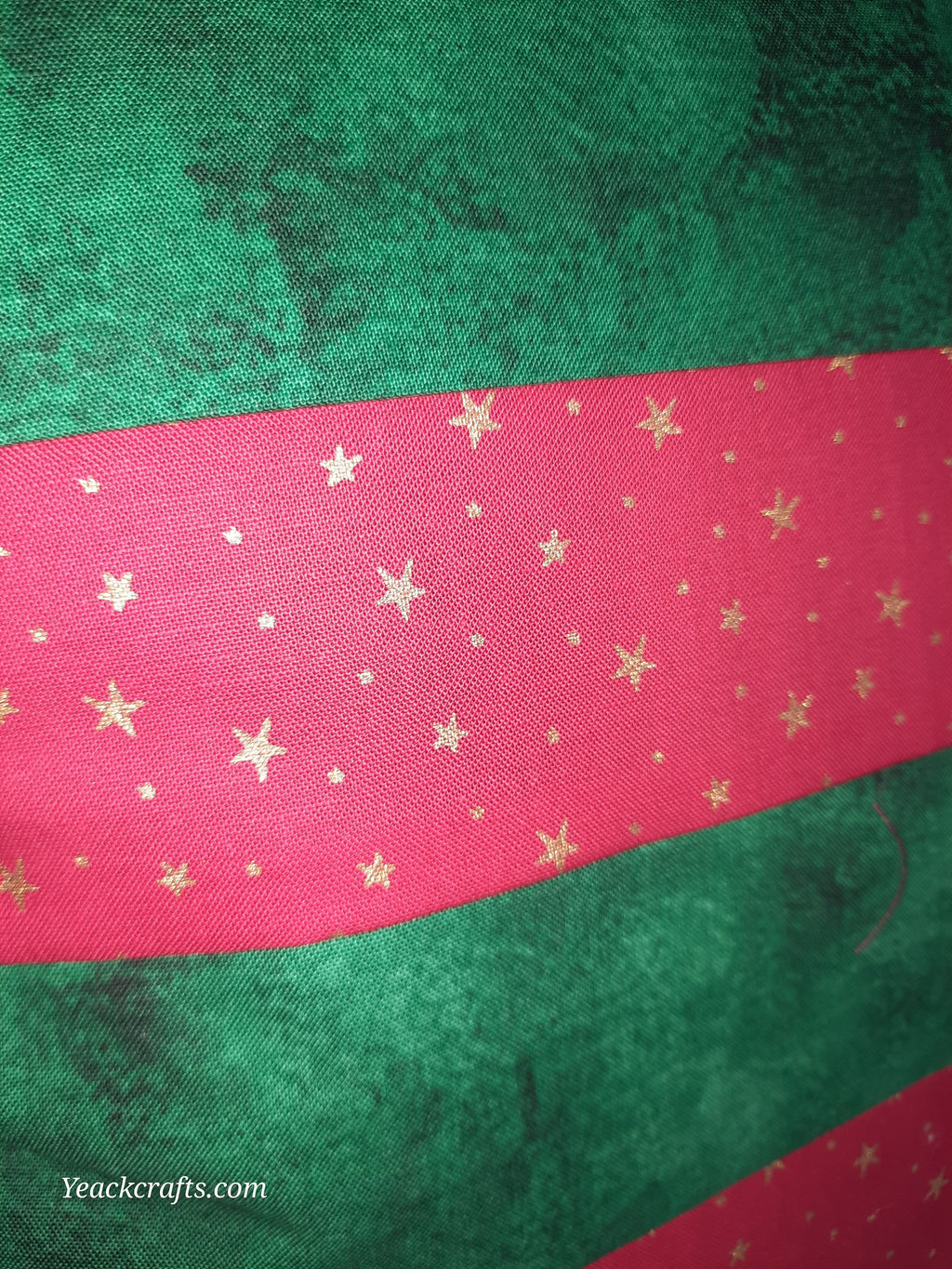 15"x15" Quilted Christmas Pillow Cover