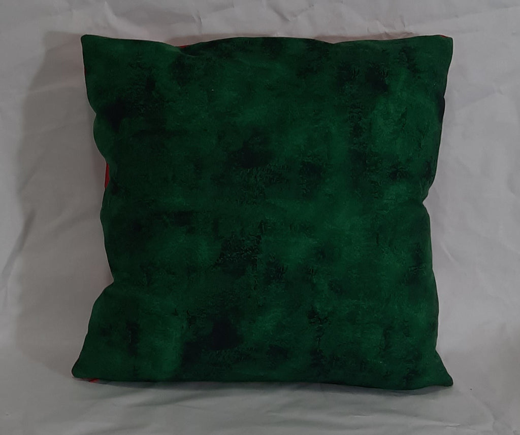 15"x15" Quilted Christmas Pillow Cover