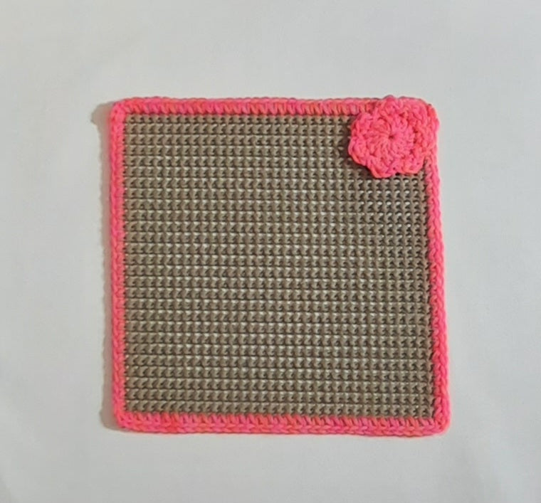 Jar Gripper with Magnet: Beige/Bright Pink, Orange
