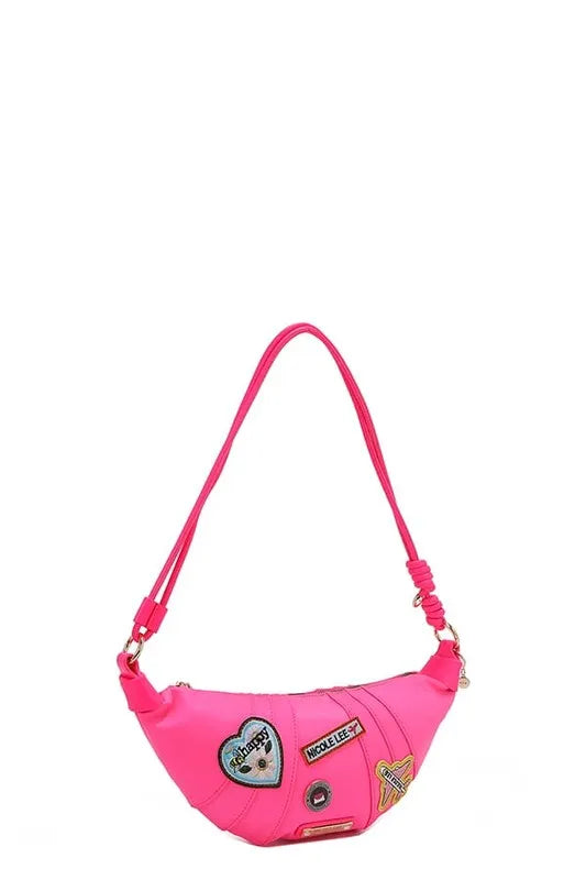 Color Patch Croissant Bag