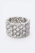 Cubic Zirconia Statement Ring – Trendy Elegant Fashion Jewelry