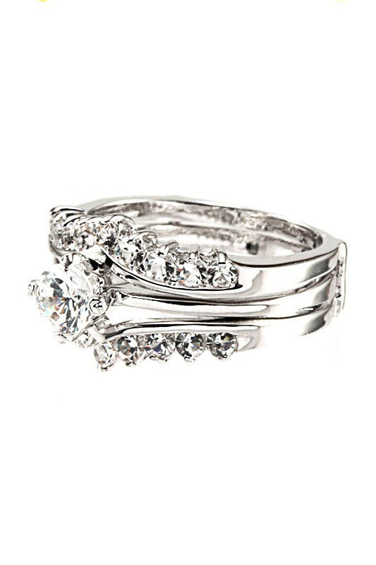 Cubic Zirconia Statement Ring – Stylish Fashion Jewelry Accessory