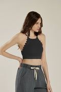 Seamless Crochet Lace & Strappy back Bralette