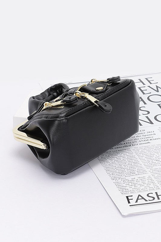 Fashion Handbag Leather Jacket Swing Bag Stylish Iconic Design
