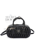 Fashion Handbag Faux Leather Quilted Top Handle Swing Bag Stylish Chic Accessory