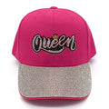 QUEEN Bling Rhinestone Patch Baseball Cap