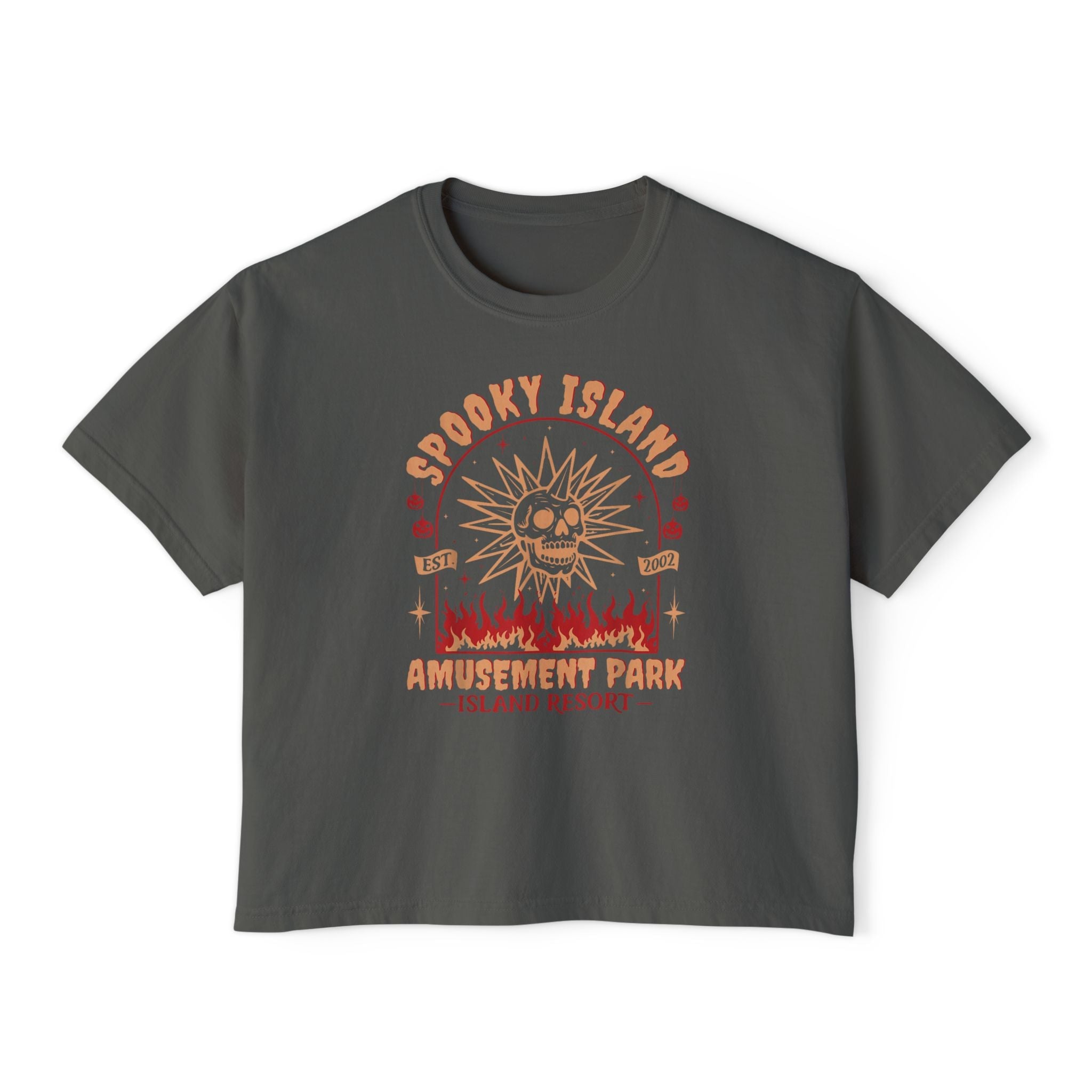 Spooky Island Boxy Tee | Comfort Colors | 4 Colors | S-2XL