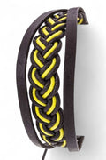 Leather Drawstring Braided Layer Bracelet – Stylish Casual Jewelry