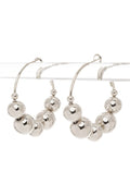 Hoop Earrings with Shiny Beads – Trendy Statement Jewelry