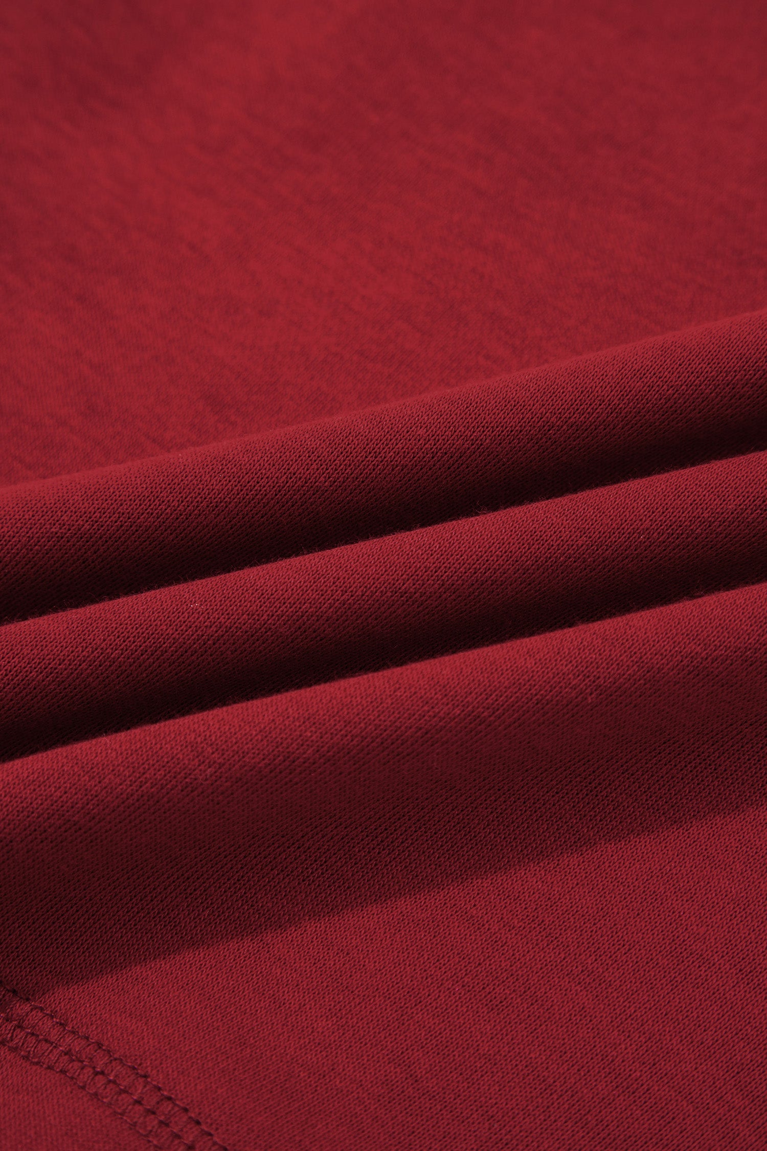 Racing Red Drop Shoulder Boxy Tee and Barrel Pants Set