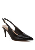 Halins Pointed Toe Slingback Heels