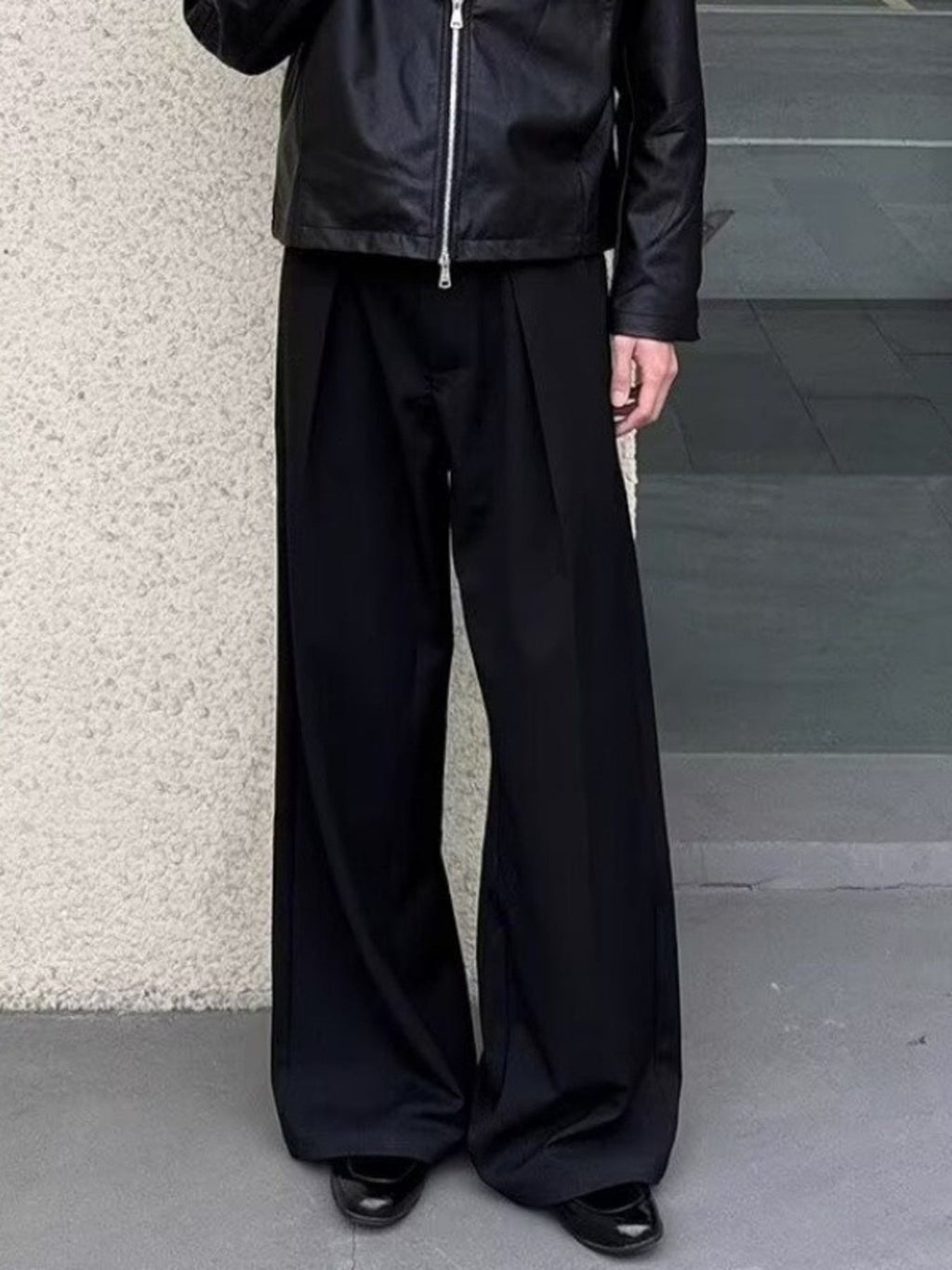 Men's Plus Size Wide Leg Pants