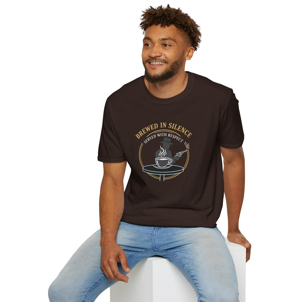 Mob Crew Brewed in Silence Served with Respect Vintage T-Shirt