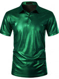 Men's Collared Neck Short Sleeve Polo