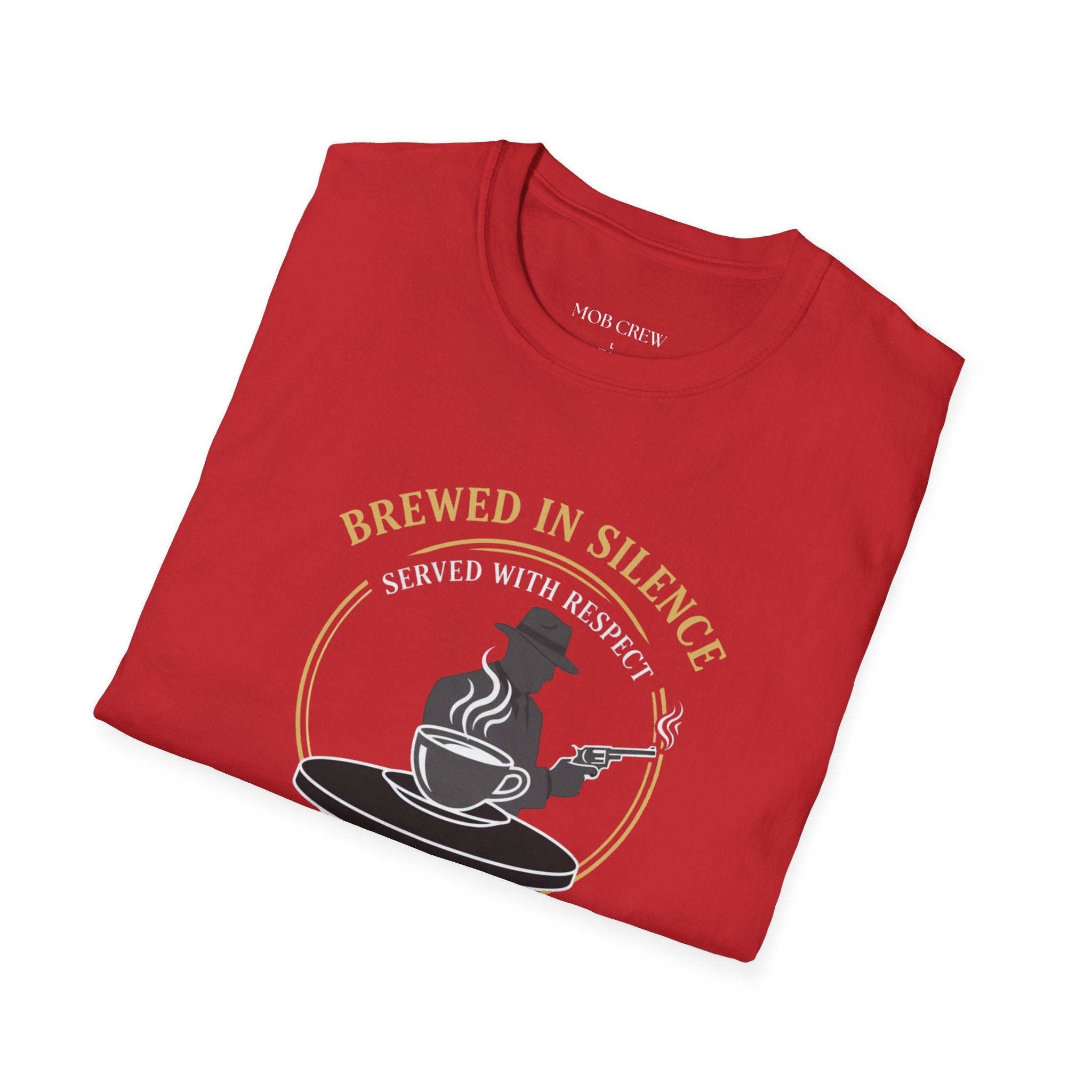 Mob Crew Brewed in Silence Served with Respect Vintage T-Shirt