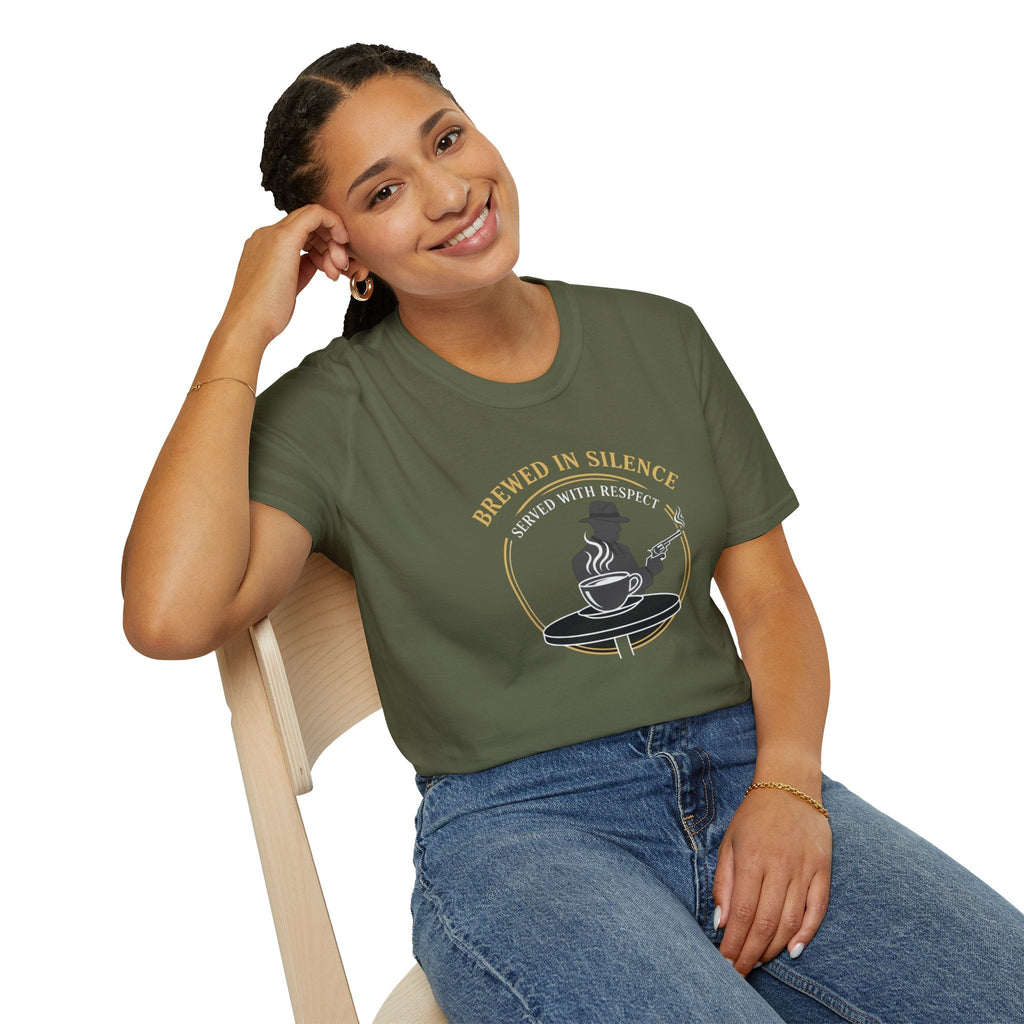 Mob Crew Brewed in Silence Served with Respect Vintage T-Shirt