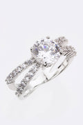 Engagement Band Fashion CZ Stylish Chic Jewelry Accessory
